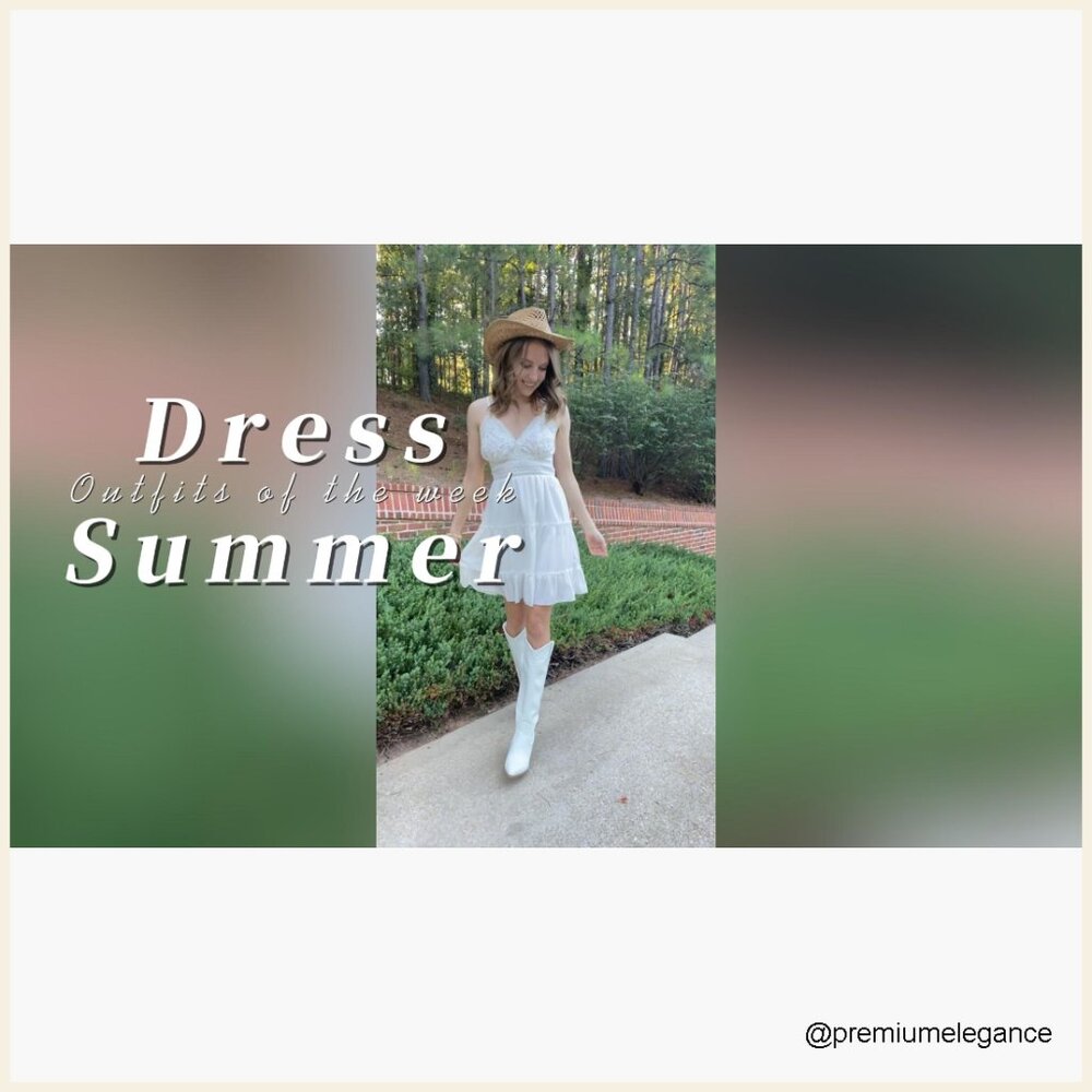 V-Neck Spaghetti Strap Backless Mini Swing Dress … - image 7